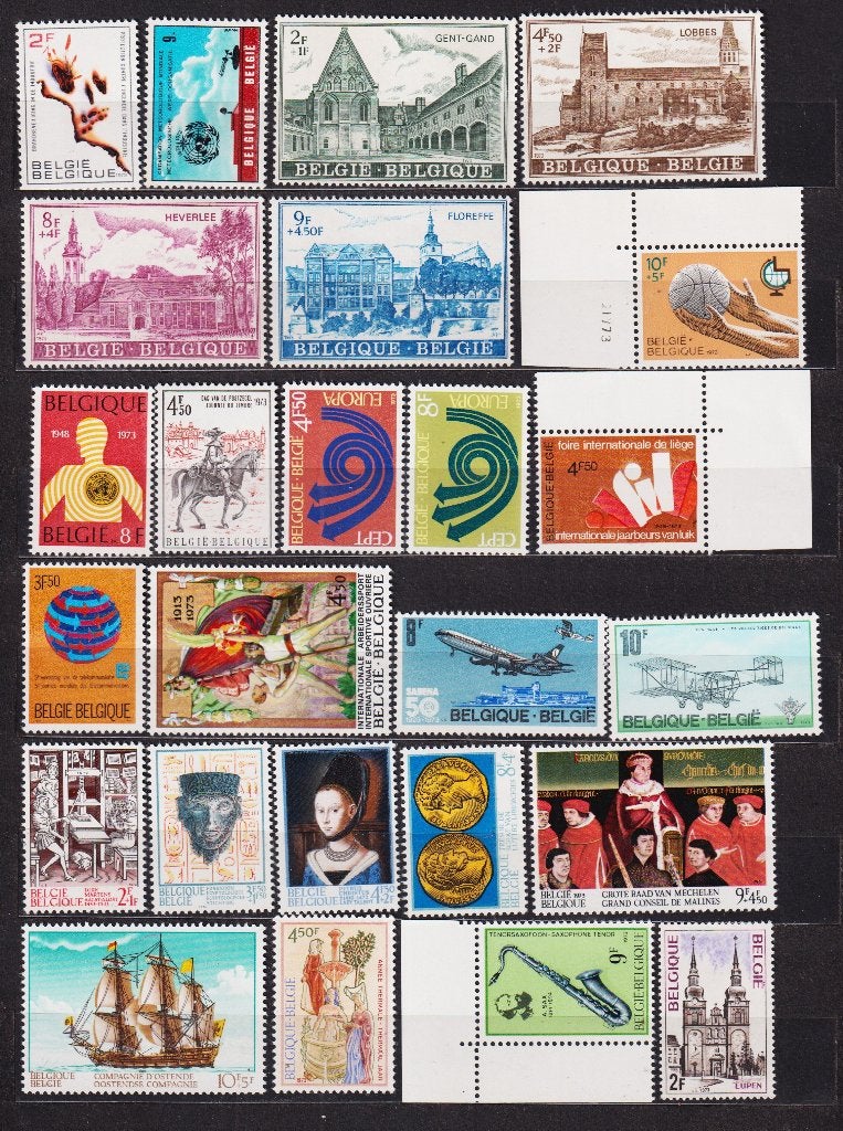 België 1973 met boekjes **, Ophalen, Postfris, Postfris