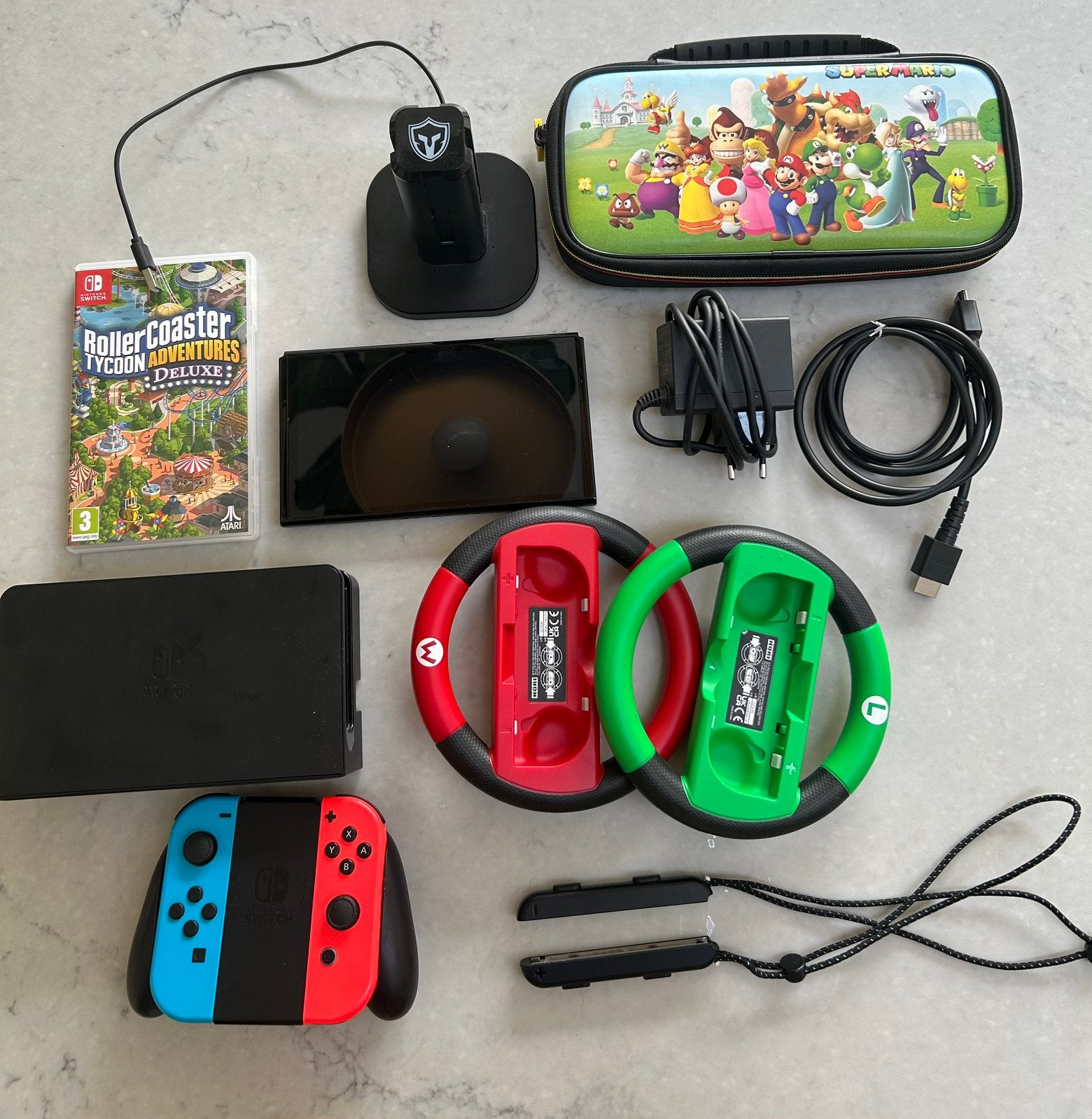 Nintento switch 1, Switch OLED, Met 2 controllers, Ophalen of Verzenden, Gebruikt