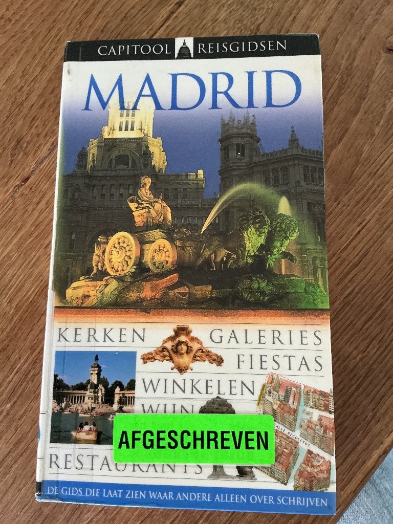 Reisgids madrid Capitool, Boeken, Gelezen, Capitool, Europa, Diverse auteurs