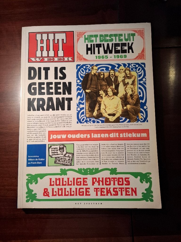 Muziekboek - Het beste uit Hitweek 1965-1969, Boeken, Muziek, Ophalen of Verzenden, Overige onderwerpen, Gelezen, Willem de Ridder, Frank Dam