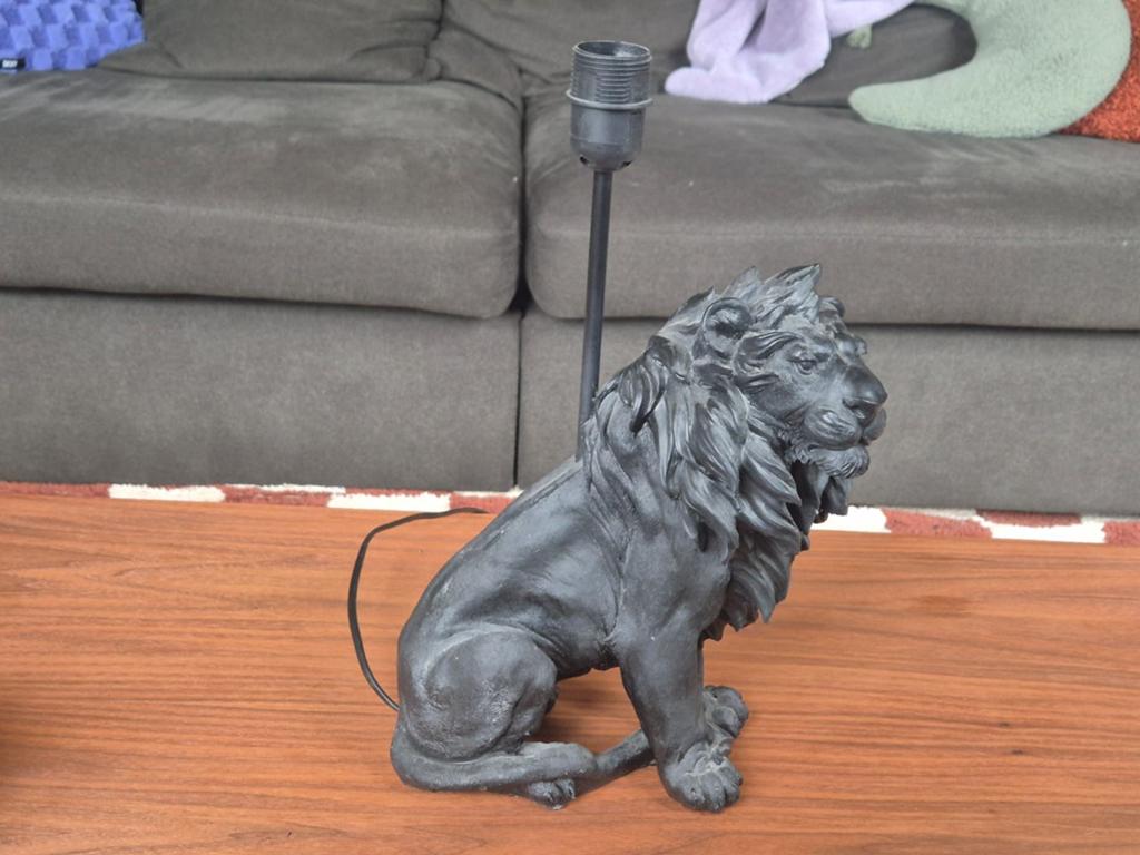 Unieke Leeuwen Lamp - Decoratieve Tafellamp, Ophalen, Gebruikt, Klassiek, Decoratief, Dierenmotief