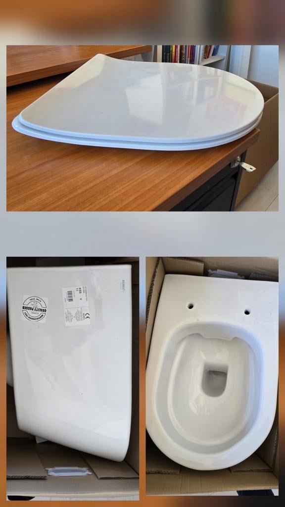 Moet weg: Nieuwe Serel toiletpot met softclose zitting, Ophalen, Nieuw, Toilet