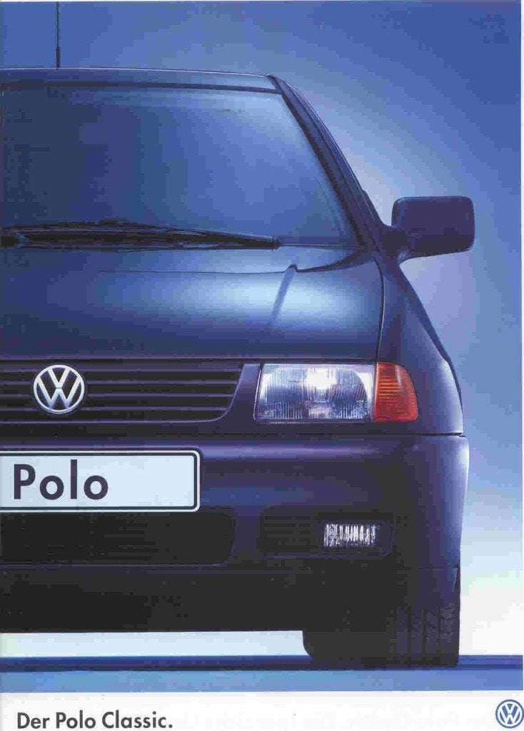 Volkswagen Polo Classic = Polo Sedan (1998) met bijlage, Ophalen of Verzenden, Nieuw, Volkswagen