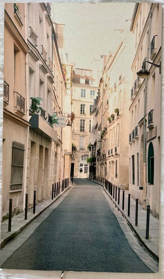 IKEA Parijse kunstfoto "Rue Pecquay in de Marais", Ophalen of Verzenden