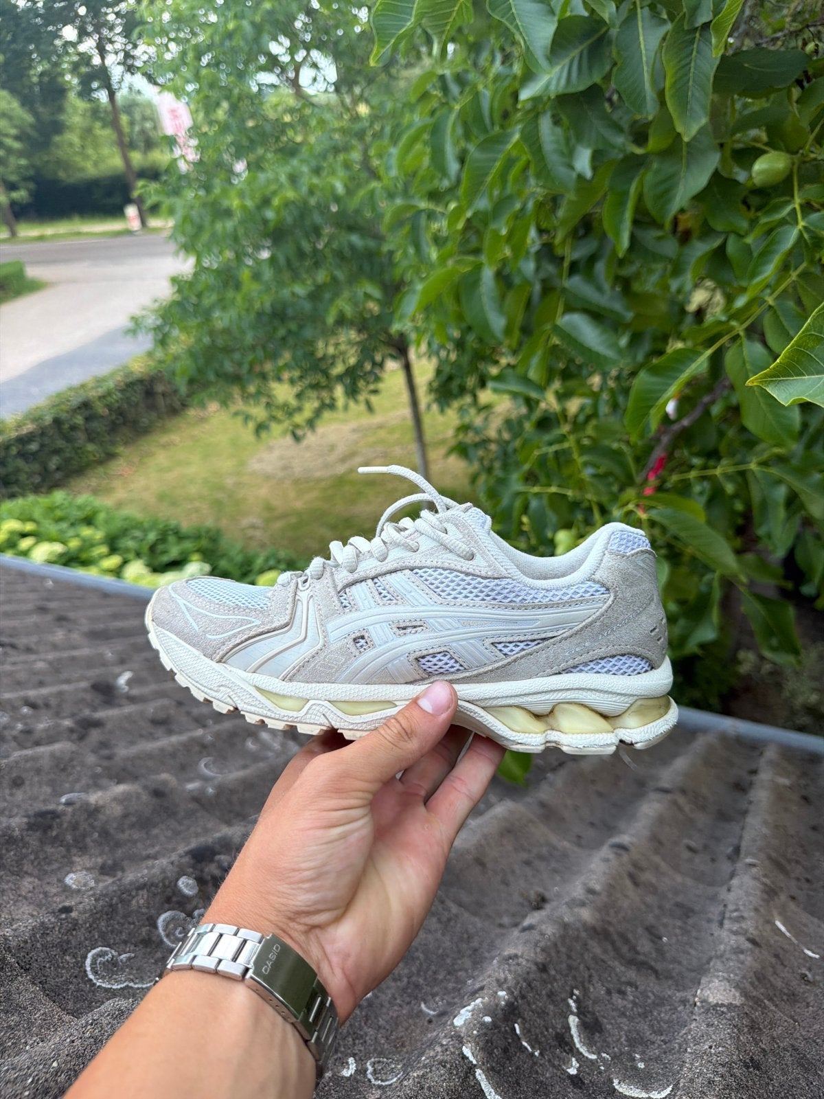 Asics sneakers maat 37,5, Ophalen of Verzenden, Grijs, Sneakers of Gympen, Zo goed als nieuw