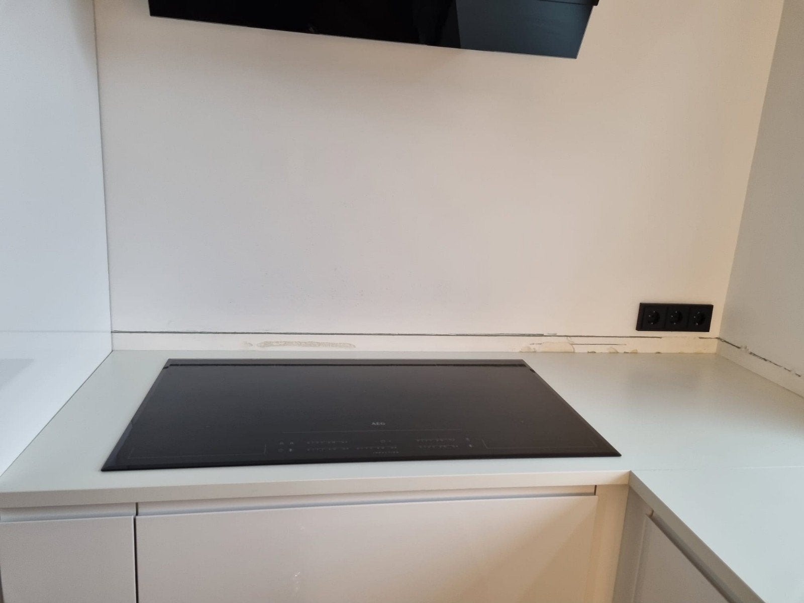 Moderne witte werkbladen met spoelbak - diverse afmetingen, Huis en Inrichting, Ophalen, Hout, IKEA, Zo goed als nieuw