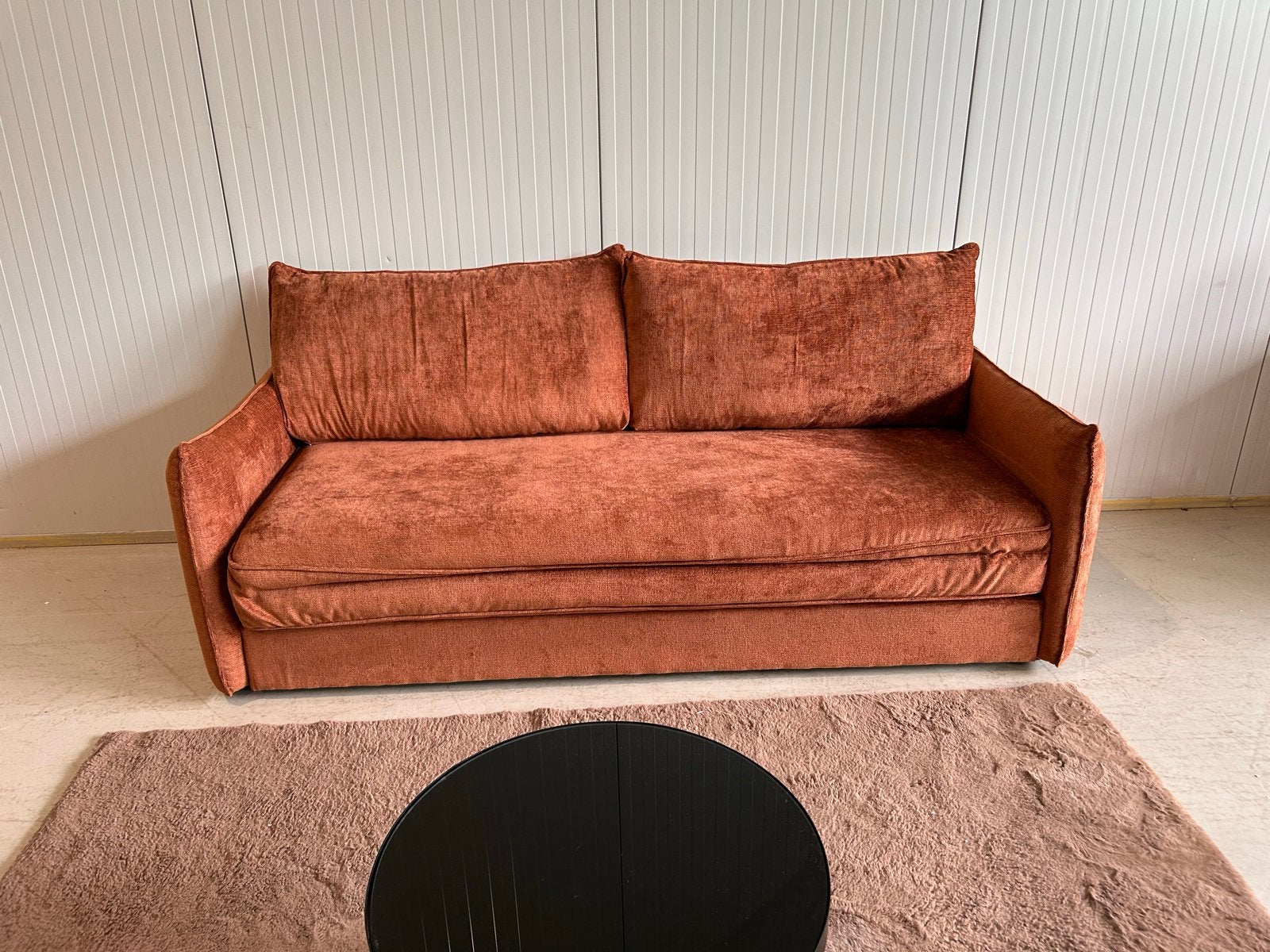 Nieuwe Vtwonen AVA Slaapbank - Terra/Roestkleur, Huis en Inrichting, Ophalen, ., 210 cm, Oranje