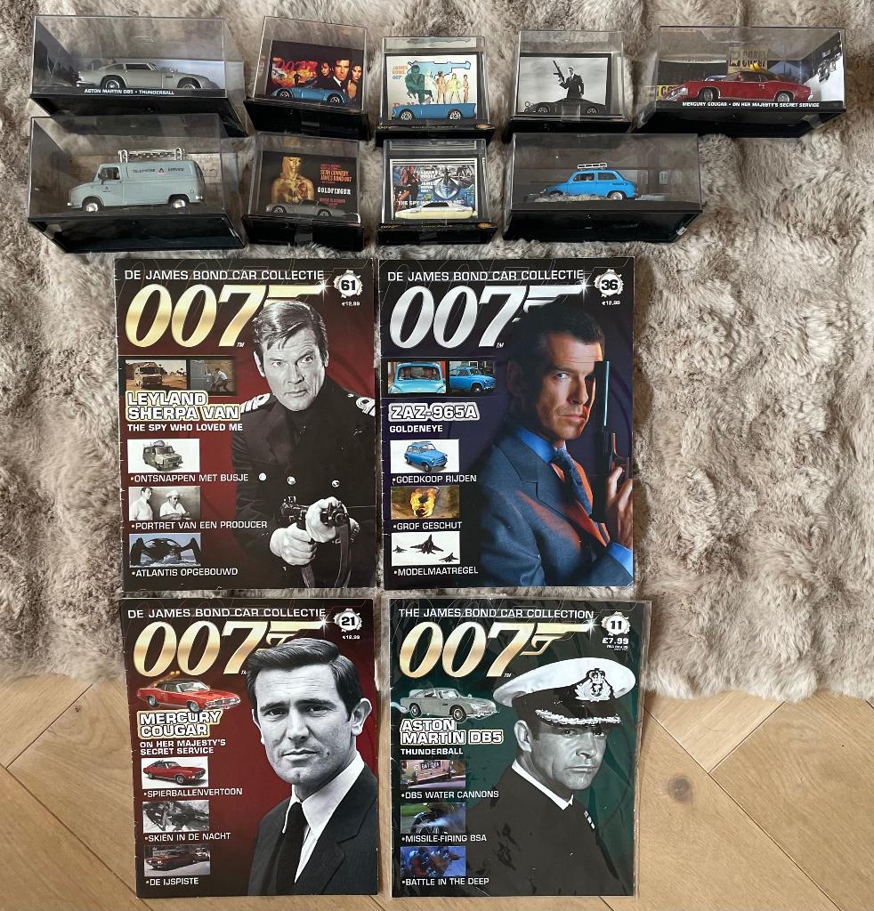 Verzameling James Bond miniatuur auto’s+tijdschrift, Ophalen of Verzenden, Zo goed als nieuw, Auto, Overige merken