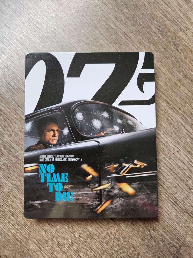 No Time To Die 4K Ultra HD Steelbook, Ophalen of Verzenden, Zo goed als nieuw, Actie