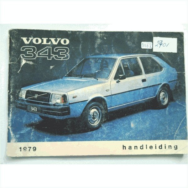 Volvo 343 Instructieboekje 1979 #2 Nederlands, Ophalen of Verzenden