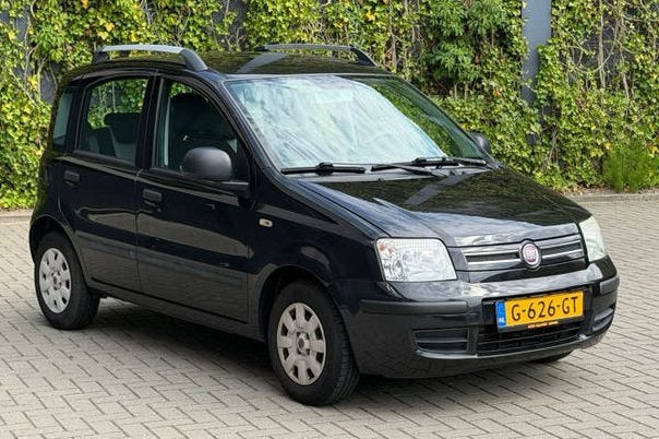 Fiat Panda 1.2 Airco | CarPlay | D-riem vervangen | 2010, Auto's, Fiat, Voorwielaandrijving, 1242 cc, Zwart, Handgeschakeld