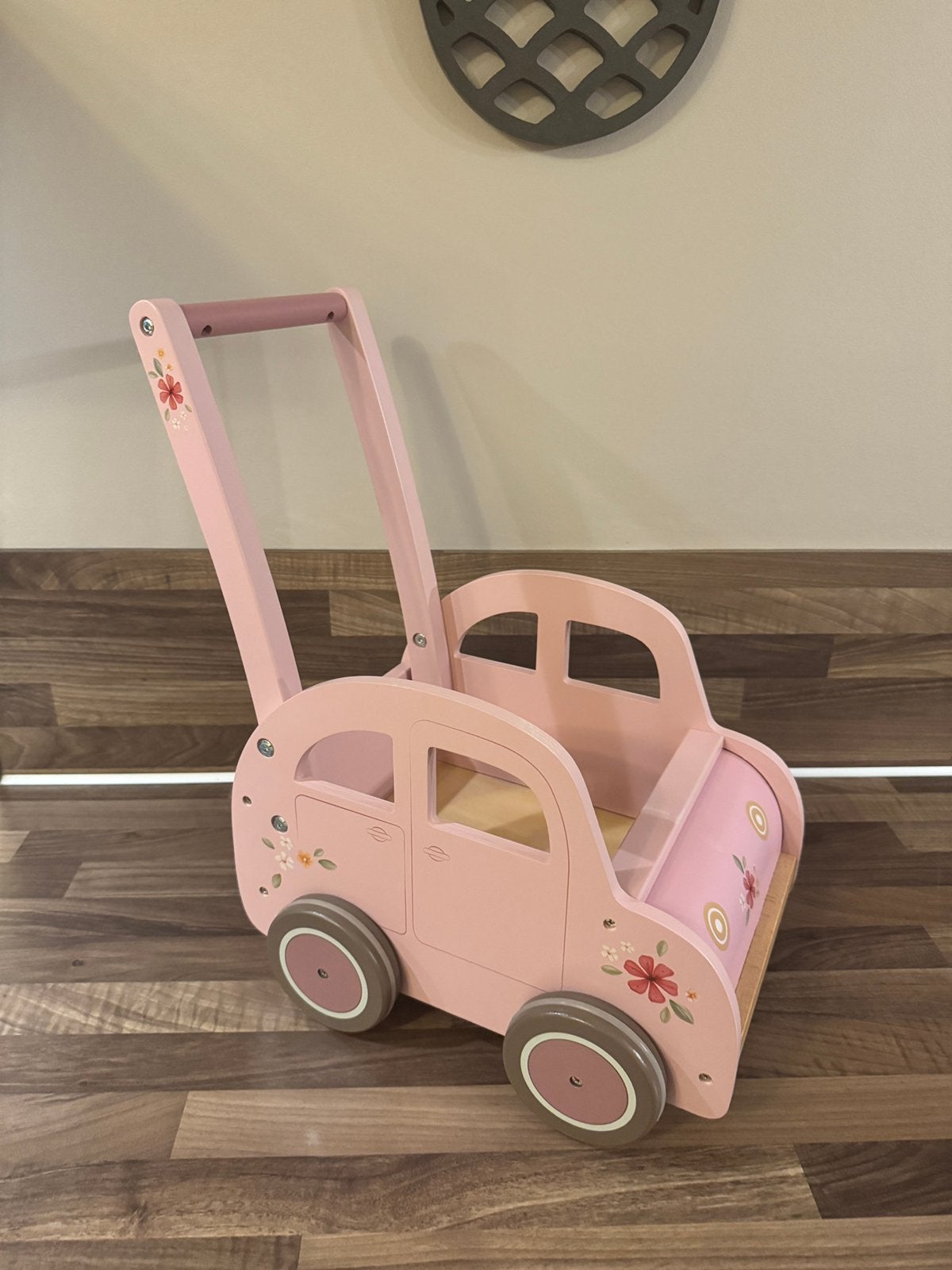 Little Dutch Baby Walker Pink FSC, Ophalen, Zo goed als nieuw