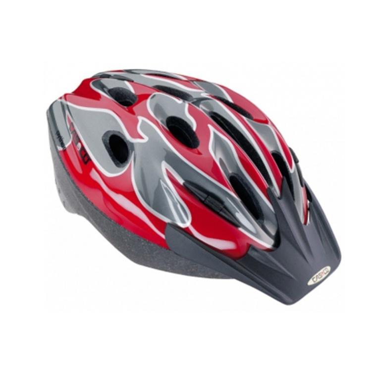 CASCO Python Fietshelm M (kindermaat) Rood / Zilver OP=OP!!!, CASCO, Kinderen, Nieuw, Ophalen of Verzenden