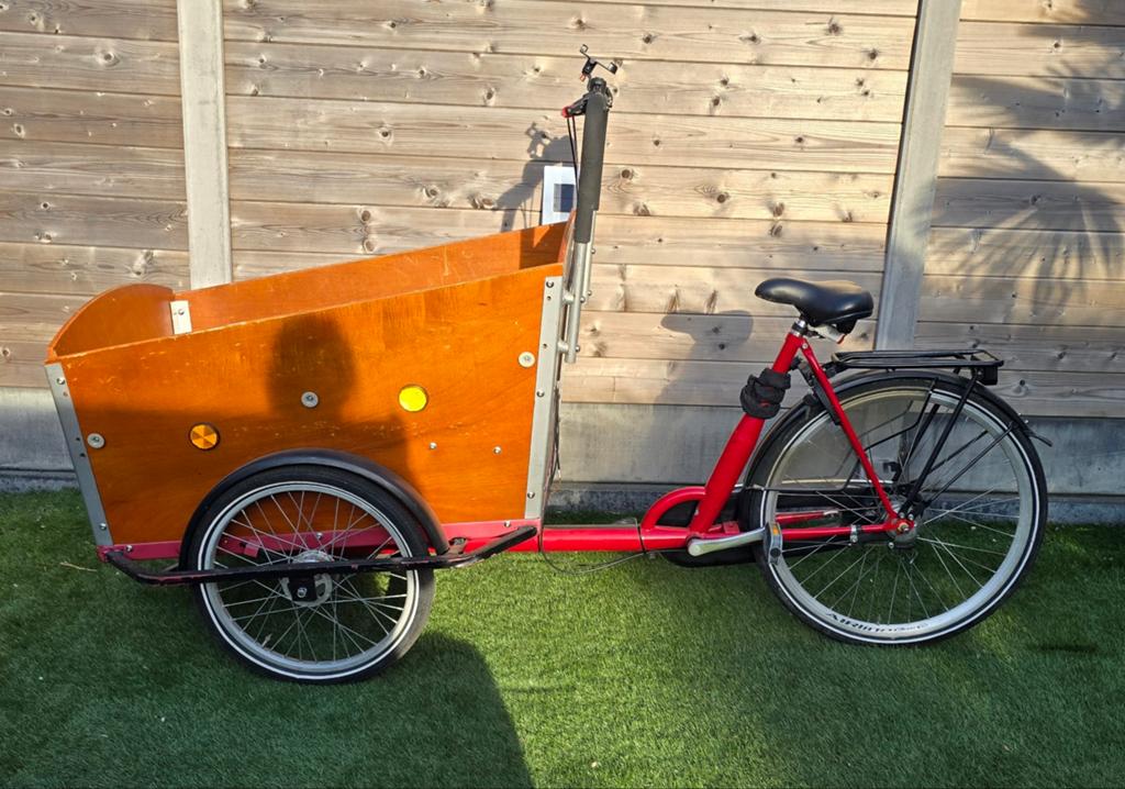 Te  koop  Bakfiets, Fietsen en Brommers, Fietsen | Bakfietsen, Gebruikt, Ophalen