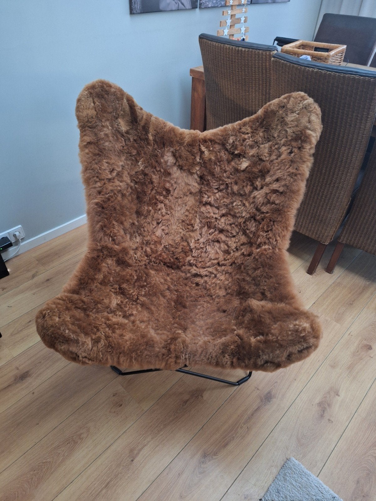 Weich  butterfly chair alpaca zitting, Ophalen, Zo goed als nieuw