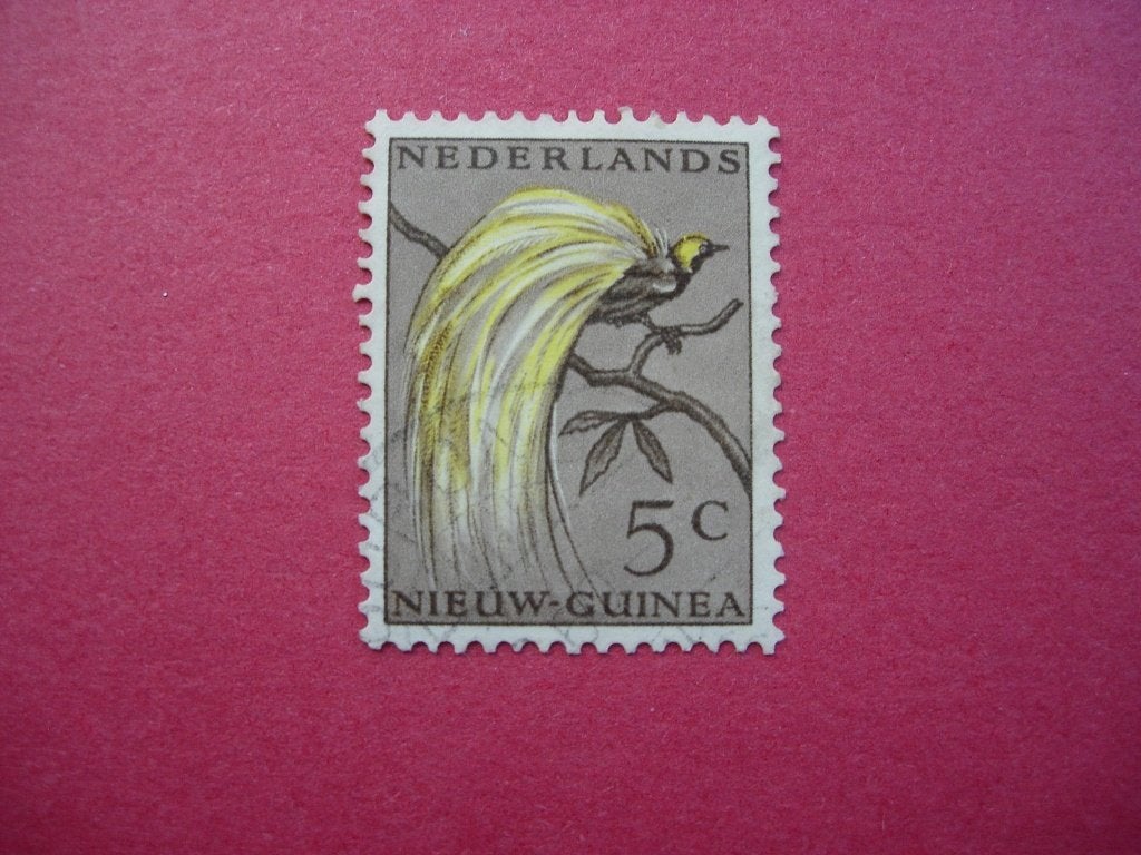 Ned. Nieuw Guinea 1954 Paradijsvogels, Verzenden, Postfris, Nieuw-Guinea