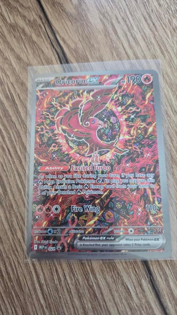 Oricorio EX 024 Promo Phantasmal Flames, Ophalen of Verzenden, Zo goed als nieuw