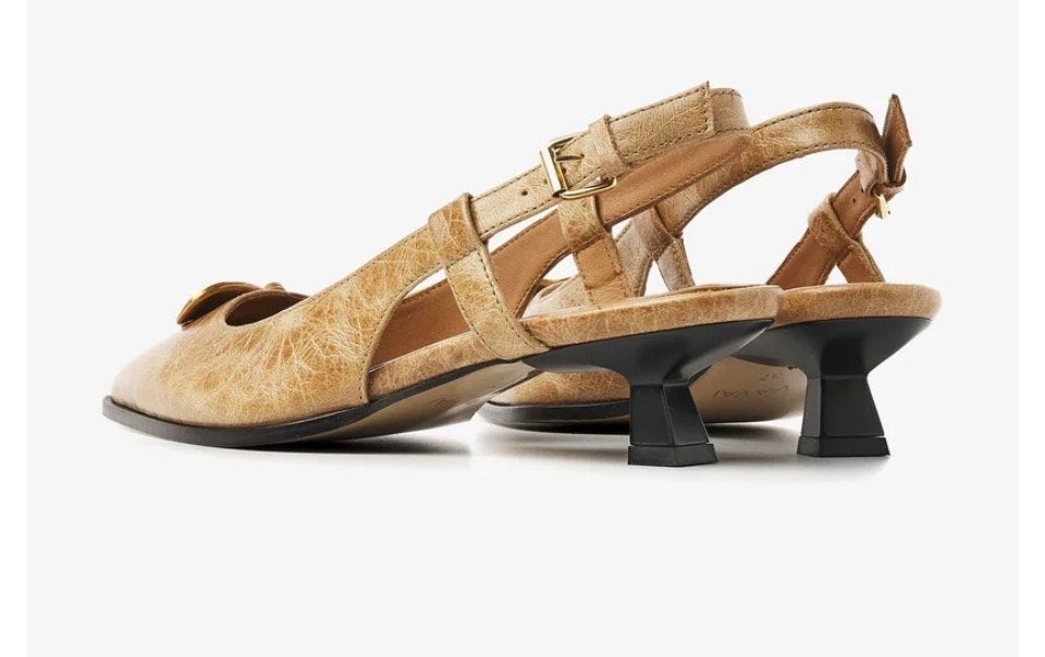 VIA VAI slingback pumps -nieuw in doos, Pumps, Beige, Nieuw, Ophalen of Verzenden