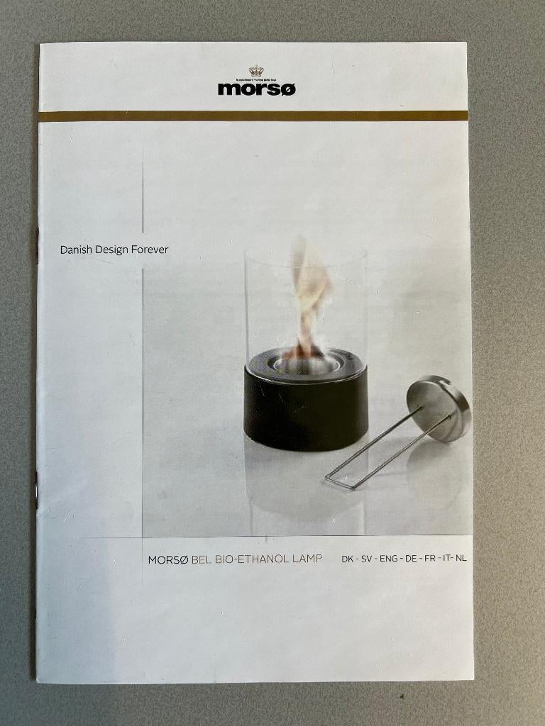 Morsø - Bell Bio Ethanol lamp BEL. z.g.a.n., Ophalen, Nieuw, Vrijstaande haard, Overige soorten