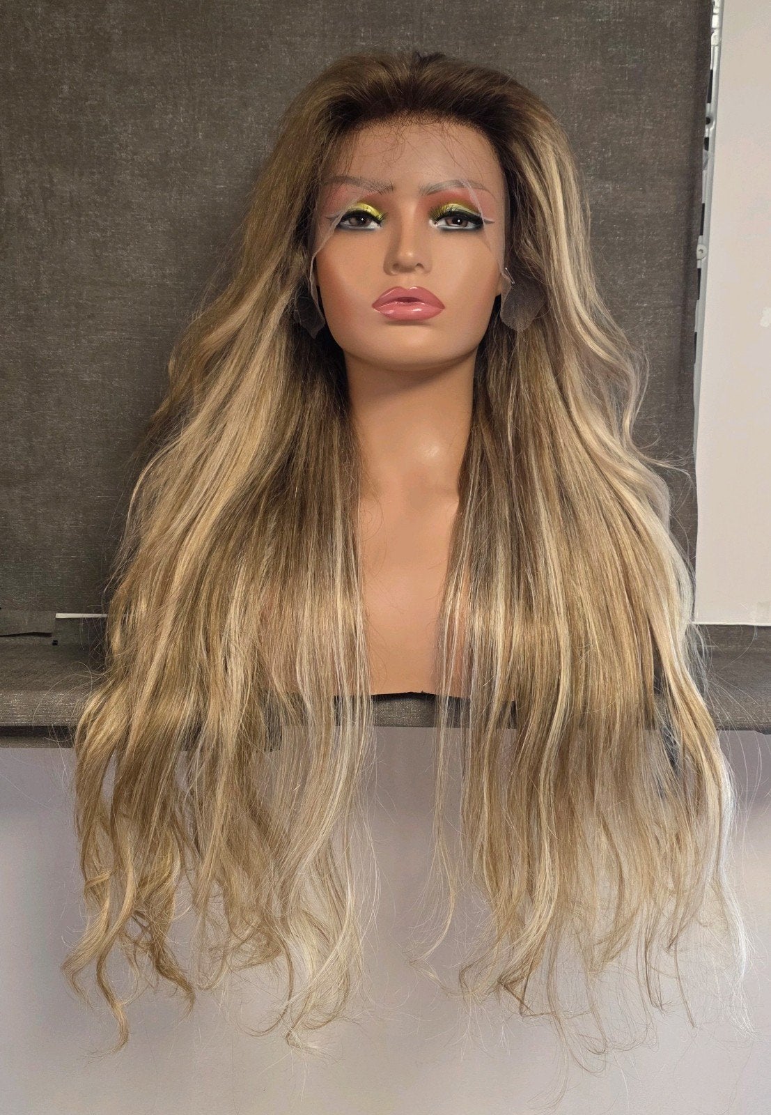 lace wig echt haar, Ophalen of Verzenden, Nieuw, Pruik of Haarverlenging