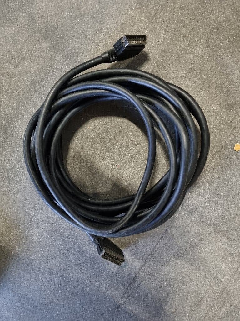 10 meter lange zware soepele dikke scart kabel, Ophalen, Scartkabel, X, 10 meter of meer