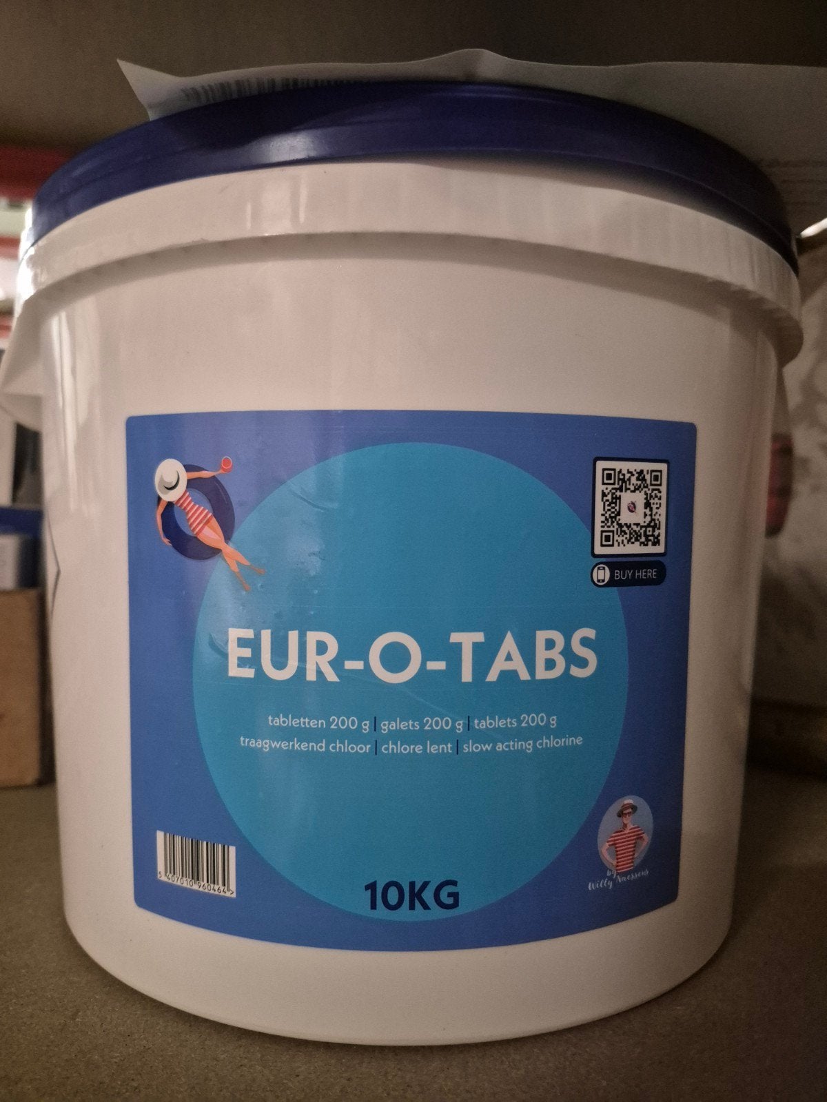 EUR-O-TABS Chloortabletten 10KG - Langzaam Oplossend, Ophalen of Verzenden, Nieuw, Overige typen