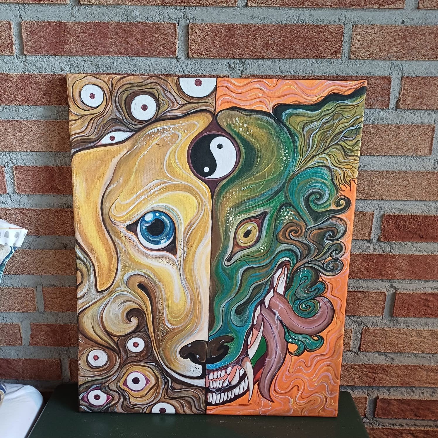 Dubbelzijdige hond, Ophalen of Verzenden