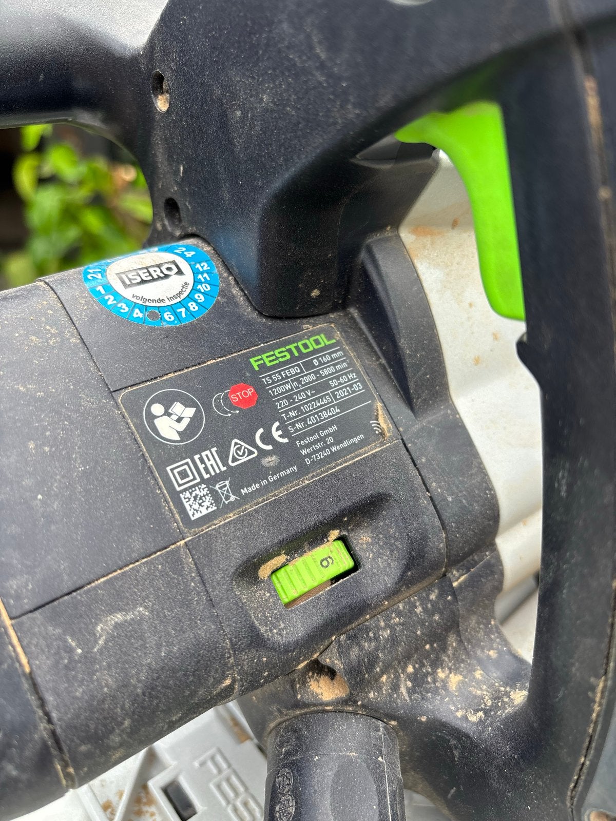 Festool TS 55 F invalzaag - Zo goed als nieuw, Ophalen, Invalzaag, Zo goed als nieuw, 30 tot 70 mm
