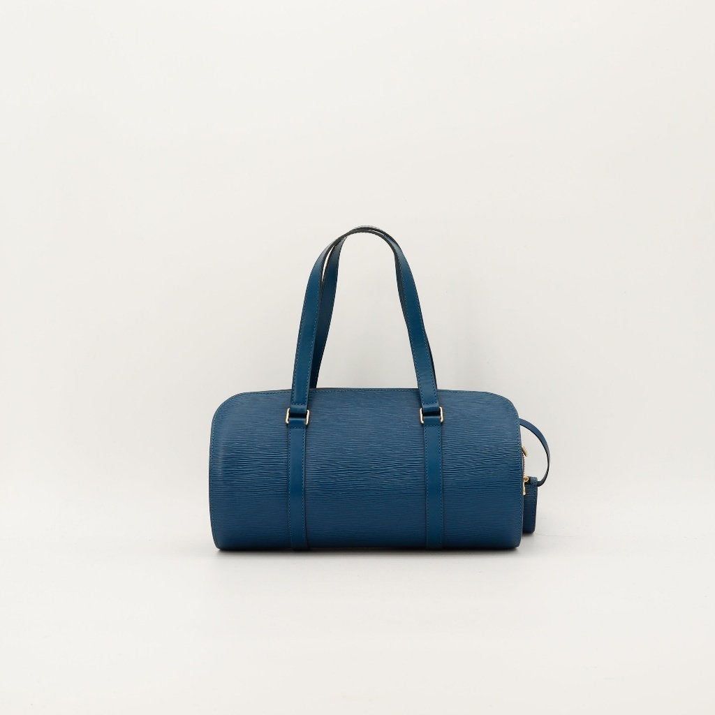 Louis Vuitton Soufflot Épi handtas, Sieraden, Tassen en Uiterlijk, Tassen | Damestassen, Verzenden, Gebruikt, Bruin, Handtas