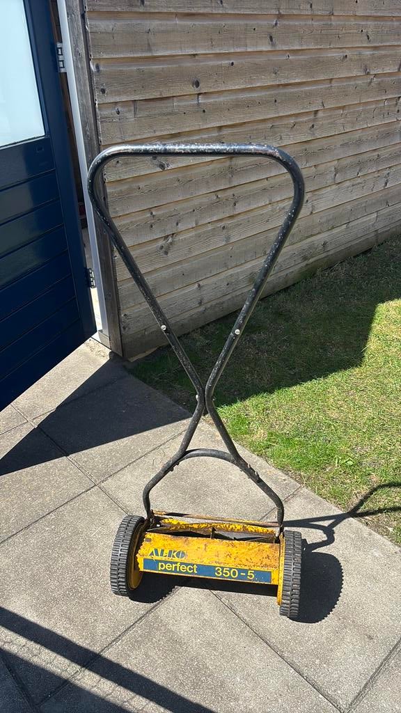 Handgrasmaaier, Kooimesmaaier, Ophalen, Gebruikt, Handgrasmaaier