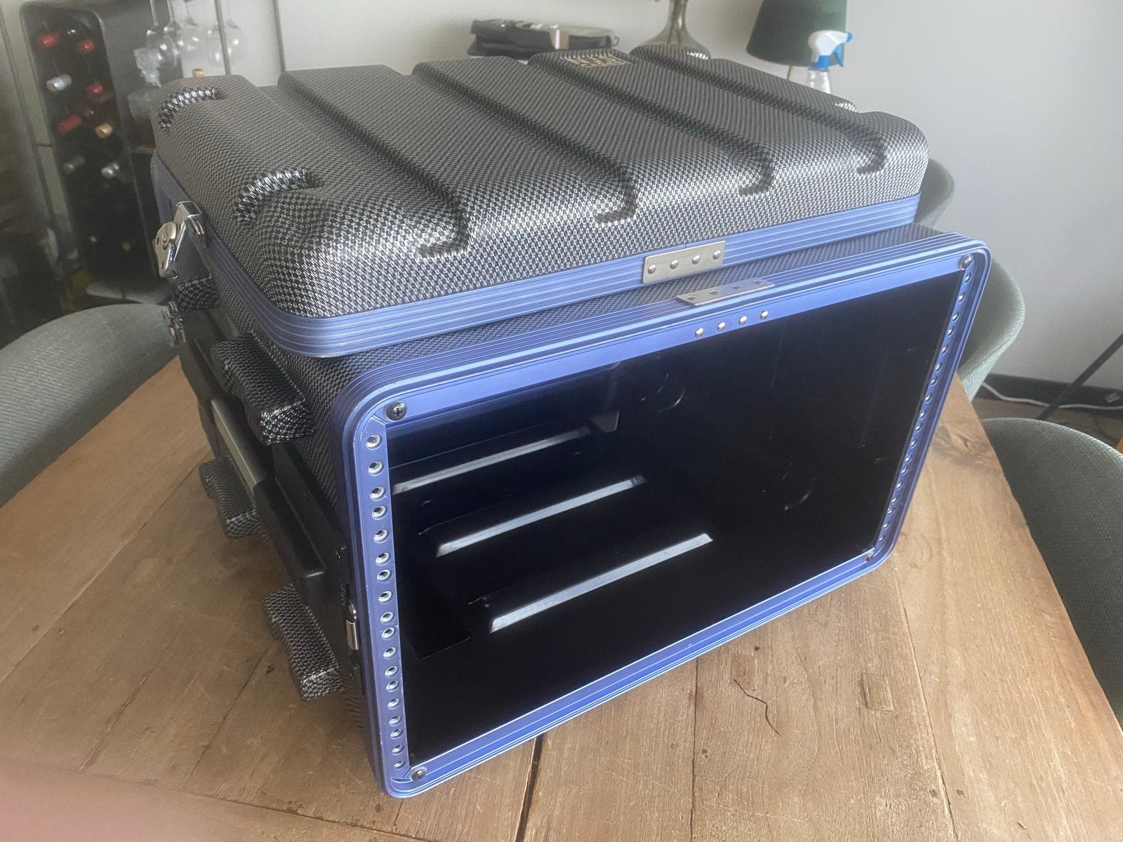 NJS ABS Rack Flight Case Front en Achter Opening - 6U, Muziek en Instrumenten, Behuizingen en Koffers, Gebruikt, Overige instrumenten