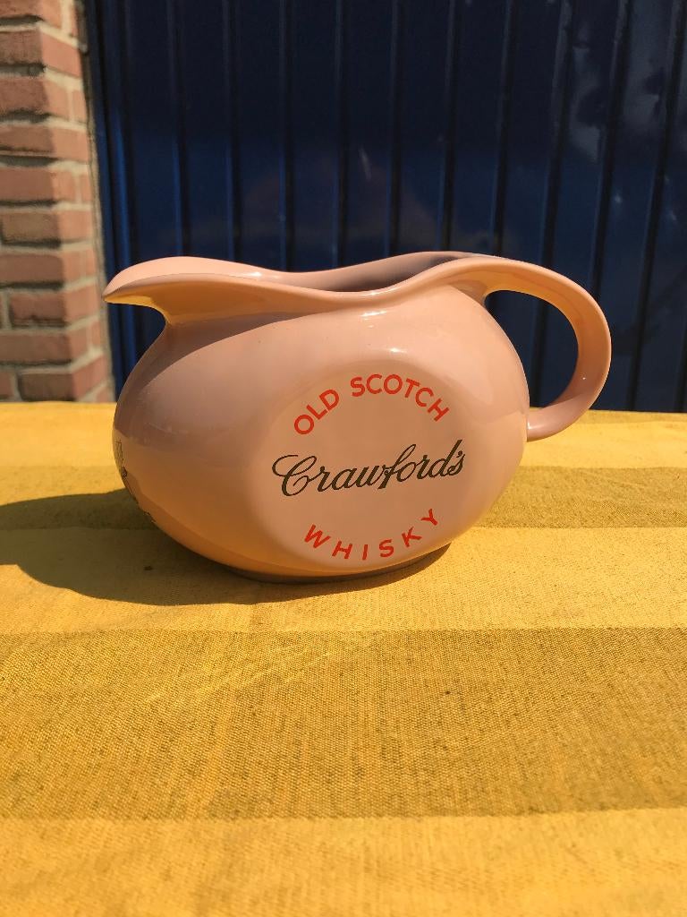 whisky kan vintage CRAWFORDS, Ophalen of Verzenden, Zo goed als nieuw, Gebruiksvoorwerp