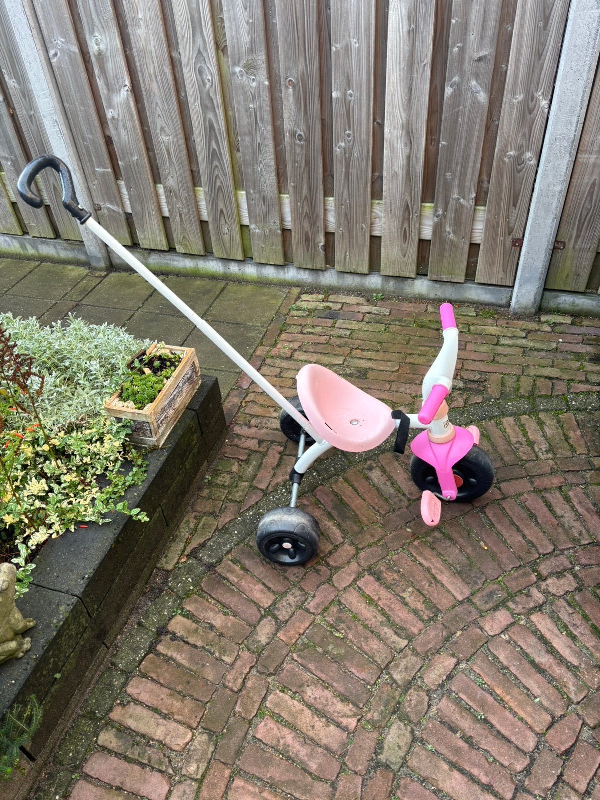 Driewieler, Ophalen, Gebruikt, Duwstang