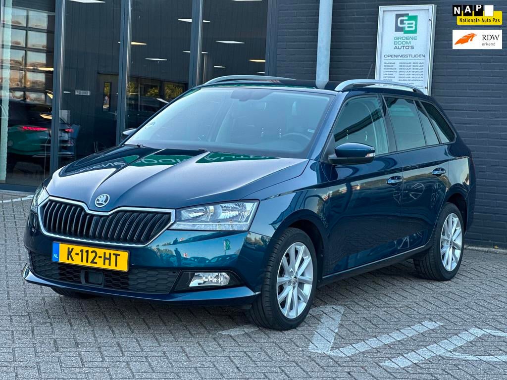 Skoda Fabia Combi 1.0 TSI Business Edition/1STE EIG/NAVI/APP, Voorwielaandrijving, Parkeersensor, Stof, Gebruikt