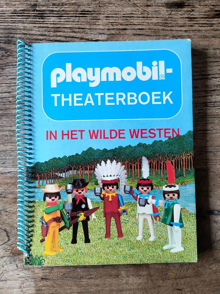Playmobil Theaterboek In Het Wilde Westen (1977), Ophalen of Verzenden, Gebruikt, Complete set
