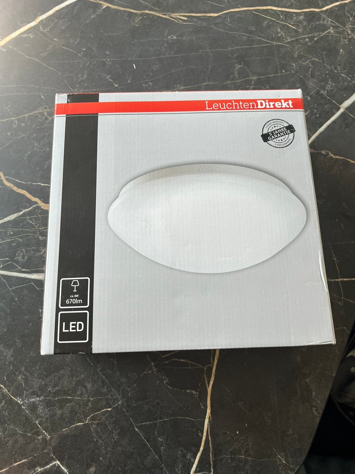 LED plafondlamp nieuw in doos, Ophalen of Verzenden, Nieuw