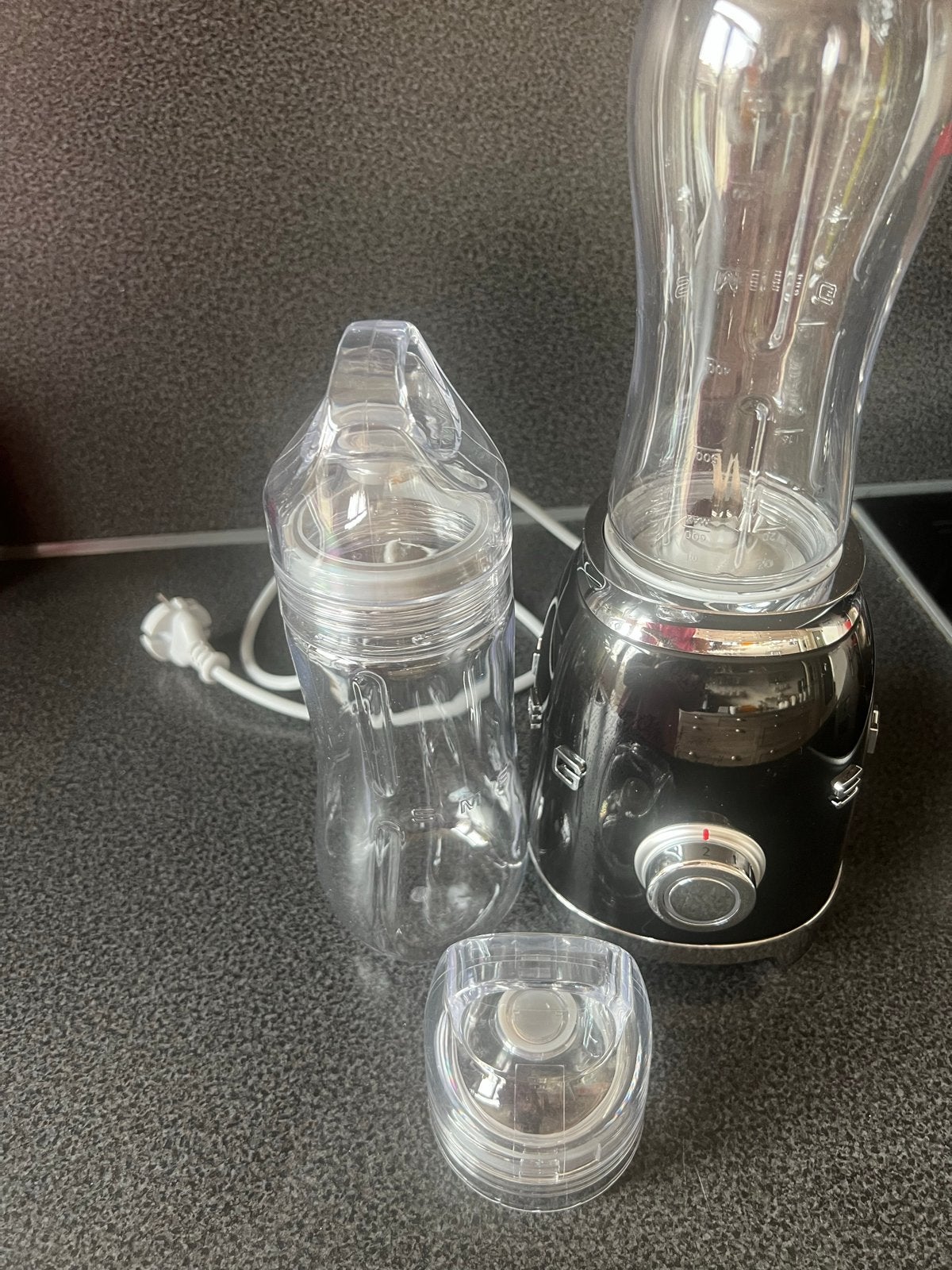 Smeg  Blender met Extra Fles - Ideaal voor smothie, Witgoed en Apparatuur, Ophalen of Verzenden, Gebruikt, Blender to go