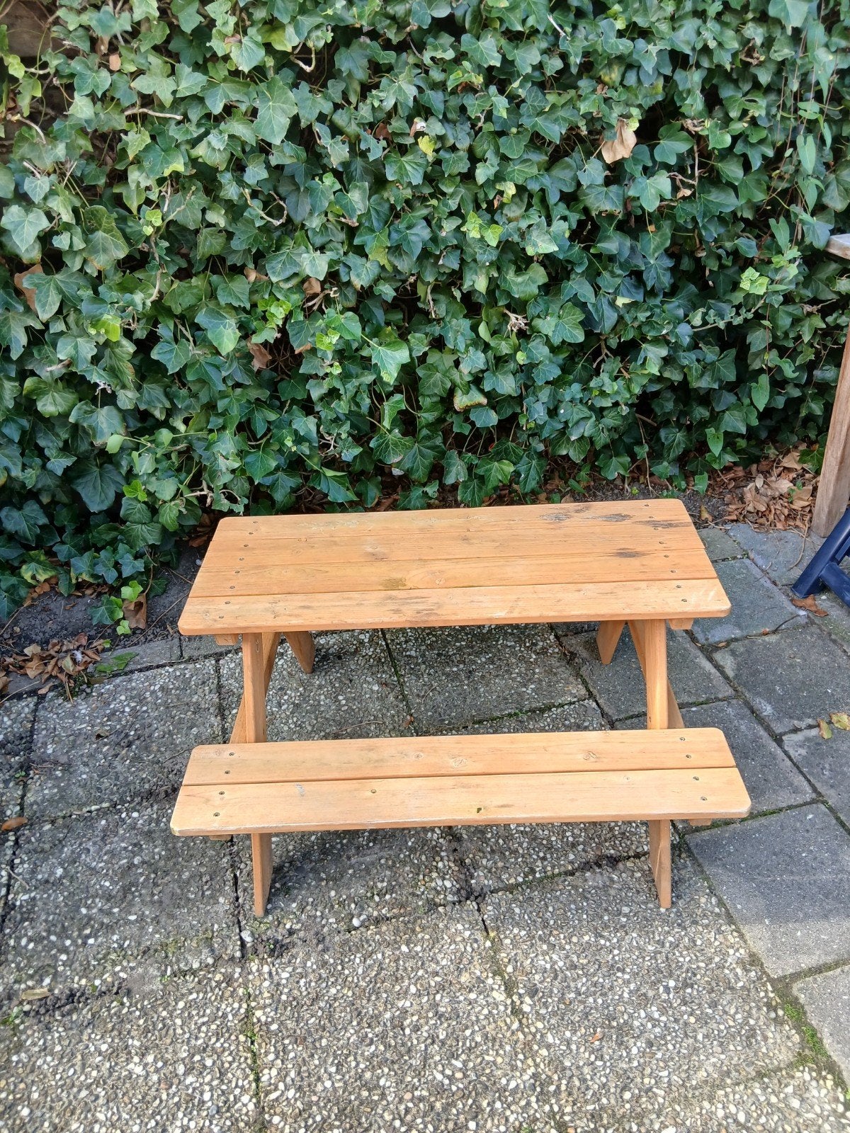 mini Picknick bankje, Ophalen, Rechthoekig, Hout