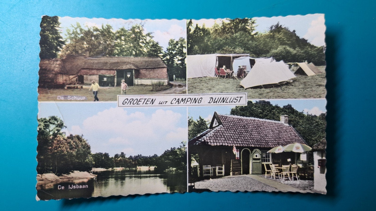 Kaatsheuvel camping Duinlust 1962, Ophalen of Verzenden, 1960 tot 1980, Gelopen, Noord-Brabant