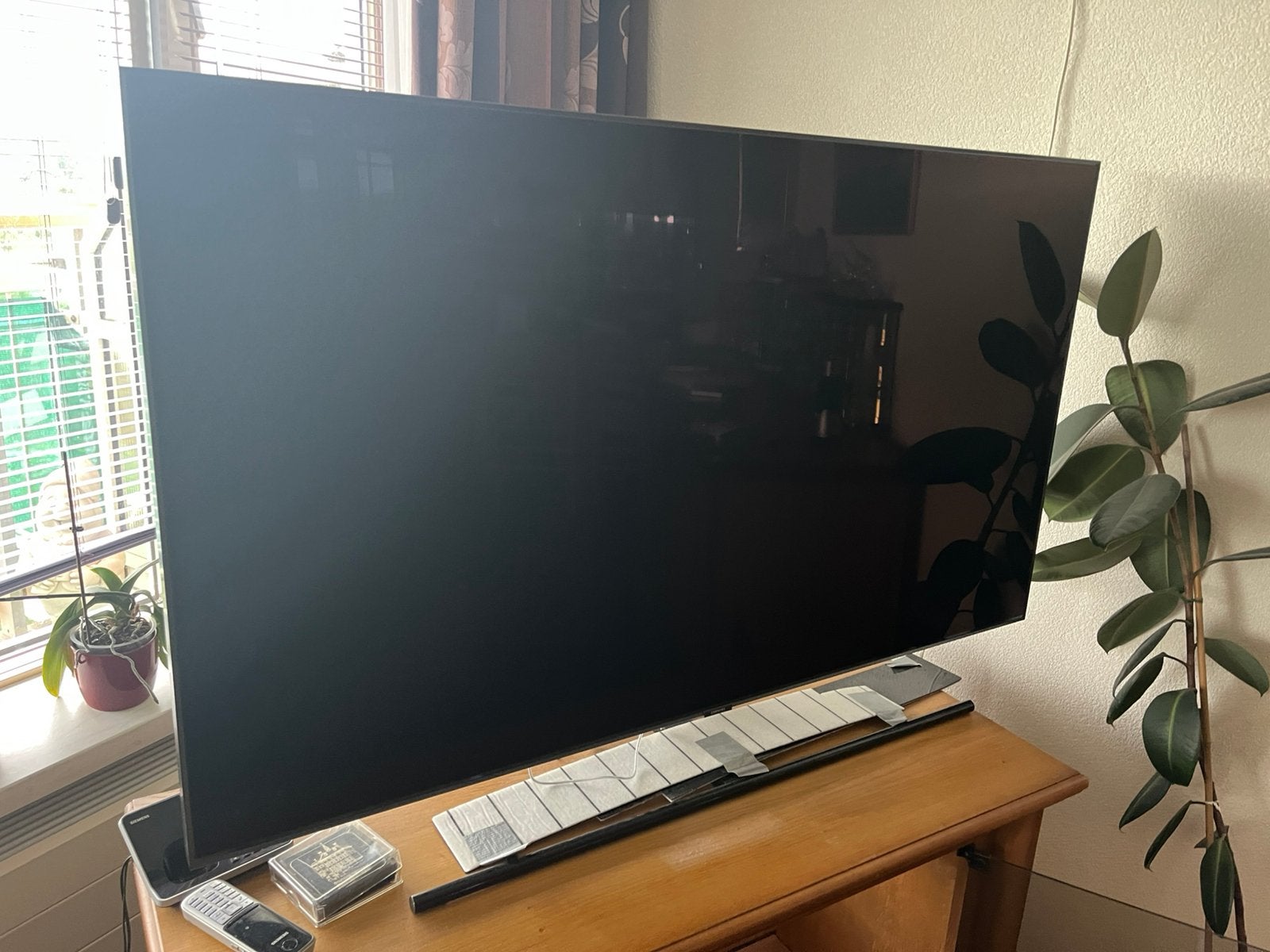 Samsung 55 inch tv 2018, Audio, Tv en Foto, Televisies, Ophalen, 50 Hz, Zo goed als nieuw, Samsung
