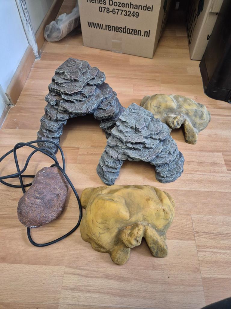 Terrarium huisjes, Ophalen