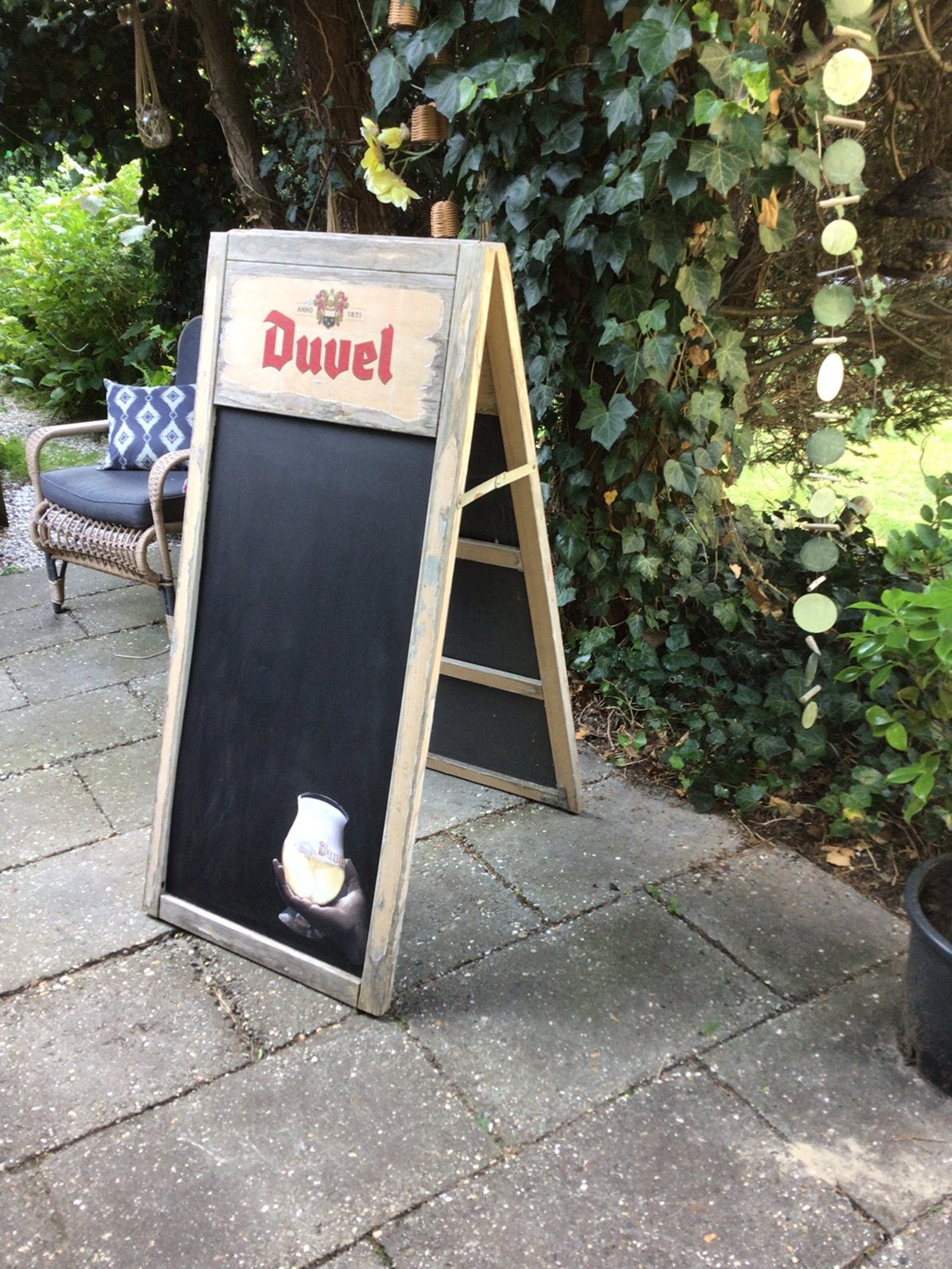 Stoep bord, Ophalen, Gebruikt, Reclamebord