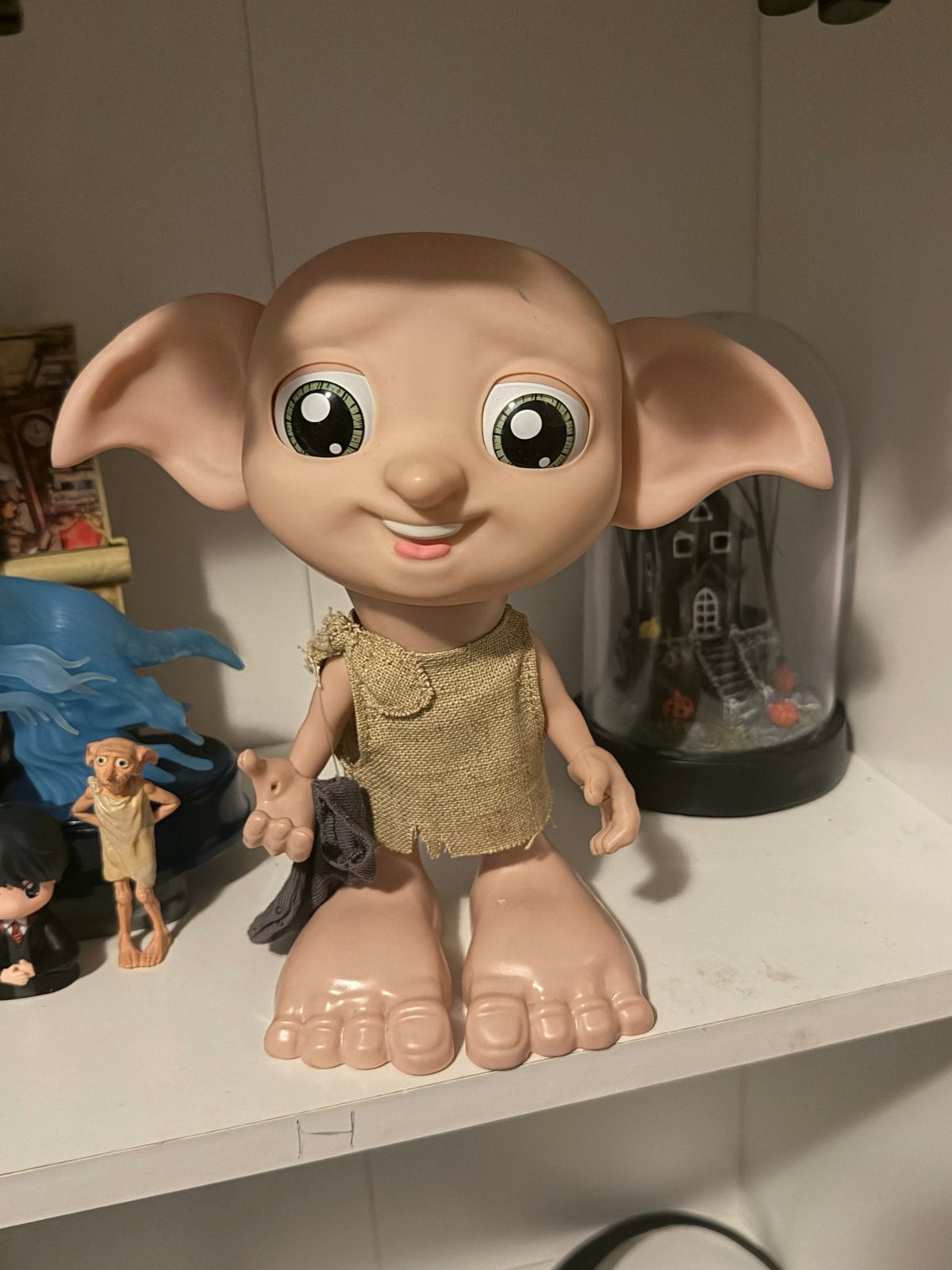 Pratende Dobby Huiself Harry Potter - Nederlands & Frans, Ophalen of Verzenden, Zo goed als nieuw