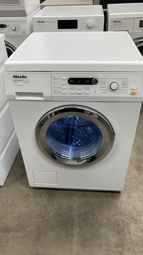 Miele wasmachine 8 kilo1600t/stoomfunctie, Witgoed en Apparatuur, Ophalen, Zo goed als nieuw, 85 tot 90 cm, 1200 tot 1600 toeren