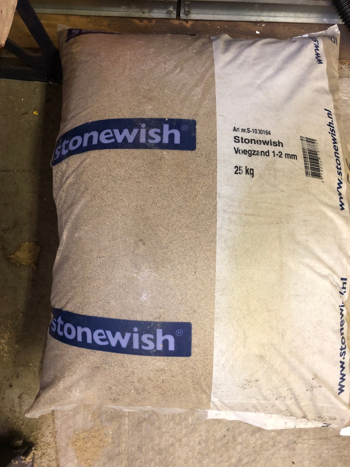 Stonewish Voegzand 1-2 mm - 25 kg, Ophalen, Nieuw, Voegzand