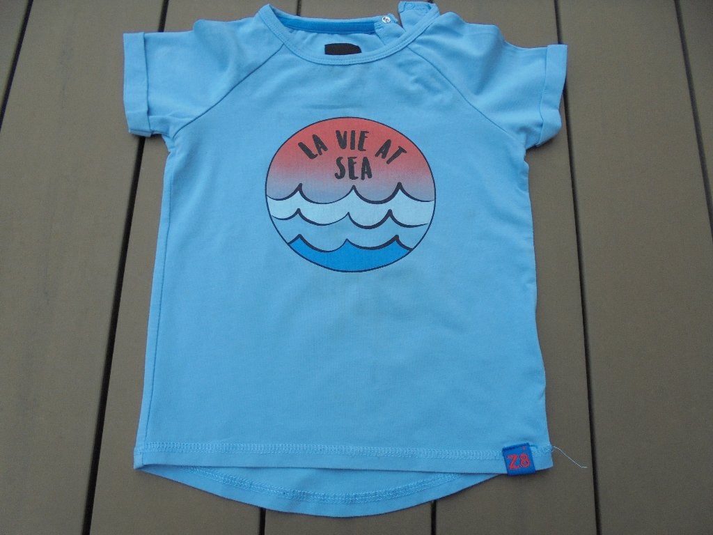 Blauw shirtje Z8, Gebruikt, Z8, Ophalen of Verzenden, Jongetje