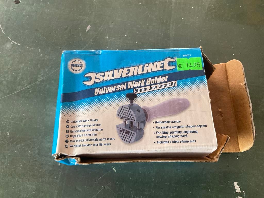 Silverline Universal Work Holder 50mm Kaakcapaciteit, Ophalen of Verzenden, Nieuw
