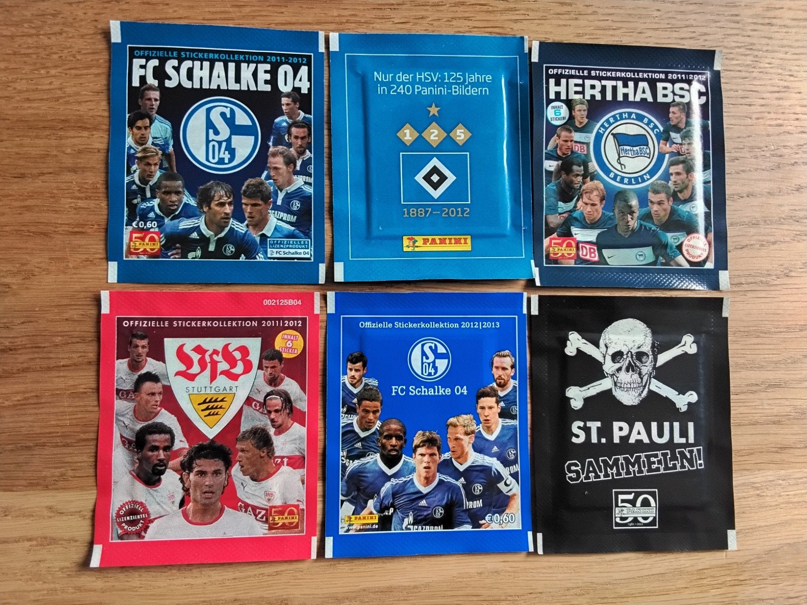 10 zakjes Panini stickers Duitse Bundesliga, Ophalen of Verzenden, Nieuw, Poster, Plaatje of Sticker