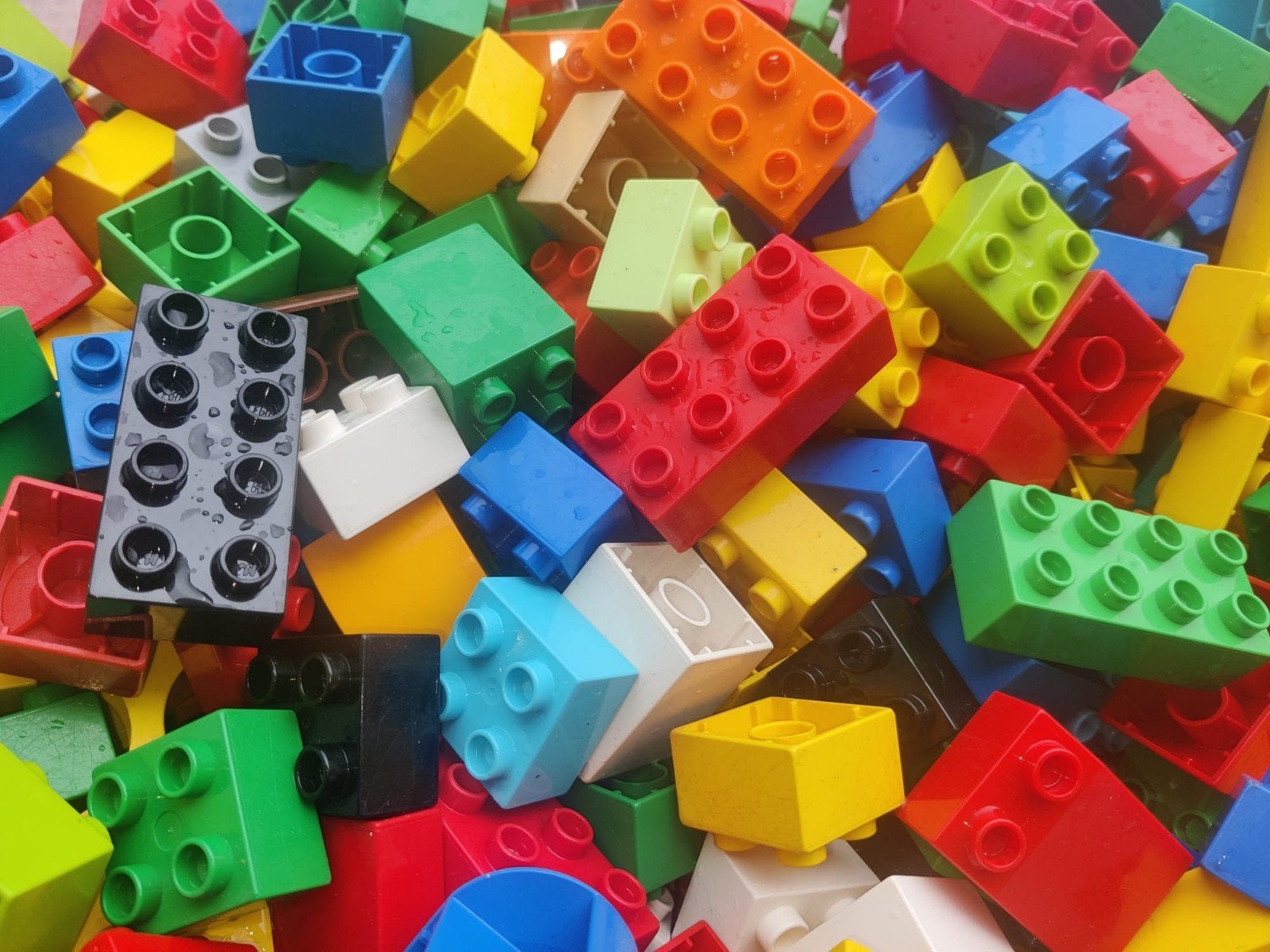 Duplo blokken - 200 stuks, Ophalen of Verzenden, Gebruikt, Losse stenen, Duplo