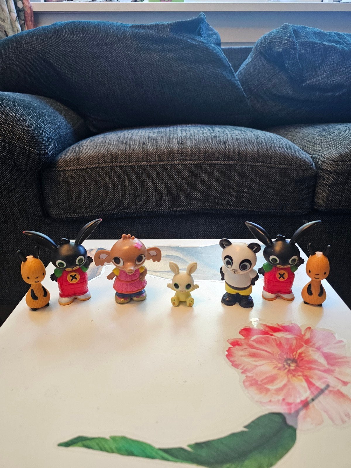 Bing Bunny figuren set - 6 stuks, Ophalen of Verzenden, Gebruikt